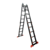 Драбина-трансформер телескопічна GTM KMP405D 4*5 алюмінієва : 4секції / 5сходинки (37622)
