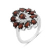 Серебряное кольцо CatalogSilver с натуральным гранатом 4.808ct, вес изделия 4,31 гр (2151975) 17.5 размер