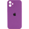 Чохол Silicone Case Square Full Camera Protective (AA) Apple iPhone 11 (6.1«), Фіолетовий / Grape - купити в SmartEra.ua