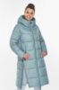 Куртка женская Braggart зимняя длинная с капюшоном - 55120 топазовый цвет