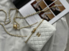 Сумка Chanel Classic Lambskin Pearl Crush Vanity Bag Premium білий