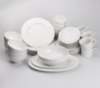 Столовий керамічний сервіз на 6 персон 39 предметів, білий