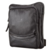 Сумка чоловіча 711090 шкіряна Чорна