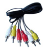 Кабель відео 3RCA/3RCA (5 м)