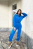 Жіночий синій комбінезон