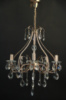 Хрустальная люстра SVLIGHT пятирожковая A31201/5 золото+белый