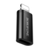 Адаптер BOROFONE BV26A iP male to Type-C female USB2.0 adapter Black (6941991123986)