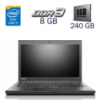 Ноутбук Б-класс Lenovo ThinkPad T450 / 14« (1600x900) TN / Intel Core i5-5300U (2 (4) ядра по 2.3 - 2.9 GHz) / 8 GB DDR3 / 240 GB SSD / Intel HD...