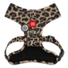 Шлея для собак дихаюча WAUDOG Mesh с QR адресником, малюнок «Леопард», L, А 42 см, В 57-77 см