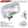 Фара додаткова DLAA 1030E-W хром/H3-12V-55W/163*88мм (LA 1030E-W)