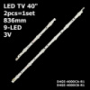 LED підсвітка TV 40« SAMSUNG 2014SVS40 3228 BN96-30449A BN96-30450A UE40H6200 UE40J5100 2шт. (Original)