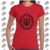 Футболка «Тризуб» жіноча, червона