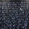 Гірлянда Штора-водоспад, 320 LED/300x150 см, перехідник, проз. шнур, біле світло