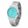 Чоловічий годинник Casio MTP-B145D-2A1 Tiffany Blue з нержавіючої сталі та мінеральним склом