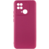 Чохол Silicone Cover Lakshmi Full Camera (A) для Xiaomi Redmi 10C, Бордовий / Marsala - купити в SmartEra.ua