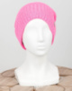 Жіноча зимова малинова шапка
