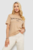 Футболка жіноча з принтом 241R130, колір бежевий, 241R131