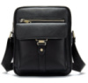 Сумка стильна чоловіча 714649 Чорна