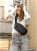 Сумка на пояс бананка Sambag Tirso  LCH чорная