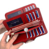 Клатч портмоне кошелек Baellerry N2341, Женский эксклюзивный кошелек, Небольшой кошелек. Цвет: красный