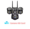 V380 Pro WiFi IP-камера Зовнішня потрійна лінза Потрійні екрани 12MP 6K