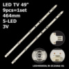 LED підсвітка TV 55« inch 5led 464mm. 3V. LED55R610U LED55G500 LED55R680U LED55R60 9шт. (9шт.)