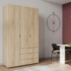 Шкаф распашной для одежды Doros Гелар 116,2х49,5х203,4 см Дуб сонома (DRS-011101)