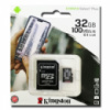 Карта пам'яті micro SDHC 32GB Kingston (class 10) (UHS-3) (З АДАПТЕРОМ)