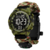 Чоловічий тактичний годинник Skmei 1845NCMAG Camo Green з паракордовим ремінцем та підсвіткою