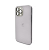 Чохол для смартфона AG Glass Matt Frame Color Logo for Apple iPhone 13 Pro Max Titanium Grey (AGMattFrameiP13PMGrey)