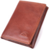 Компактний гаманець для чоловіків з натуральної глянсової шкіри 720900_1 (3810 moro) Коричневий
