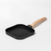 Сковорода-гриль з антипригарним покриттям 18,3*18,1*2 см, чорний