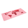 Коврик 300*700 тканевой Карта мира с боковой прошивкой, толщина 2 мм, цвет Pink, Пакет