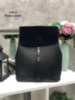 Чорний - стильний вмісткий рюкзак Lady Bags, можна носити сумкою через плече (2545-1)