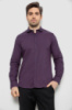 Сорочка чоловіча з принтом, колір фіолетовий, 186R6917-9