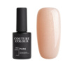 Камуфлююча база каучукова для гель-лаку Couture Colour Pure Base Coat №07 кокосово-рожевий з шиммером, 9 мл.