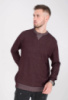 Чоловічий бордовий светр