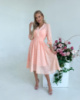 Коктейльна Сукня «Elegant Charm» 22024 Персикова
