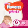 Подгузники-трусики для девочек Huggies 6 30шт 15-25кг