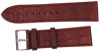 Ремінець для годинника зі шкіри під крокодила Mykhail Ikhtyar Ш24 мм бордовий