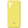 Чохол Silicone Cover Full Camera (AA) Для Xiaomi Redmi Note 10 / Note 10s (Жовтий / Yellow) - купити в SmartEra.ua