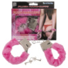 Наручники Plush Handcuffs для дорослих з рожевим хутром для рольових ігор і обмеження руху