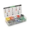 Набор клемм/наконечников 400шт(E0506y-100.E0508o-100.E2512b-25,E1008r-50,E1510bl-25,E4012gr-25,E7508wr-50,E6012g-25)в боксе