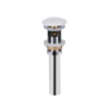 Донний клапан для раковини Qtap PU02O 225х70х70 White з переливом