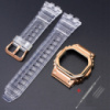 Комплект ремінець та безель для Casio G-Shock GMW-B5000 Transp RG прозорий полімер