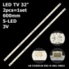 LED підсвітка TV 32« LB-C320X18-E5C-L-G33-JF1 LB-C320X17-E60-H-CB-XRD1 LB-C320X18-E5C-S-G01-XRD1 1шт