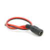 Разъем питания DC-F (D 5,5x2,5мм) => кабель длиной  30см, Red/Black