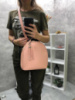 Пудра — стильний рюкзак Lady Bags на два відділення на блискавці, зі знімними китицями (0387)