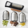 Терка для овощей 4 в 1 Soft Touch Container Grater Set ∙ Набор терок с контейнером ∙ 4 сменные насадки