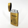 Турбо зажигалка, карманная зажигалка «Ukraine» 325. Цвет: золотой
